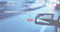 Desktop Screenshot of bauer-fahrschule.de